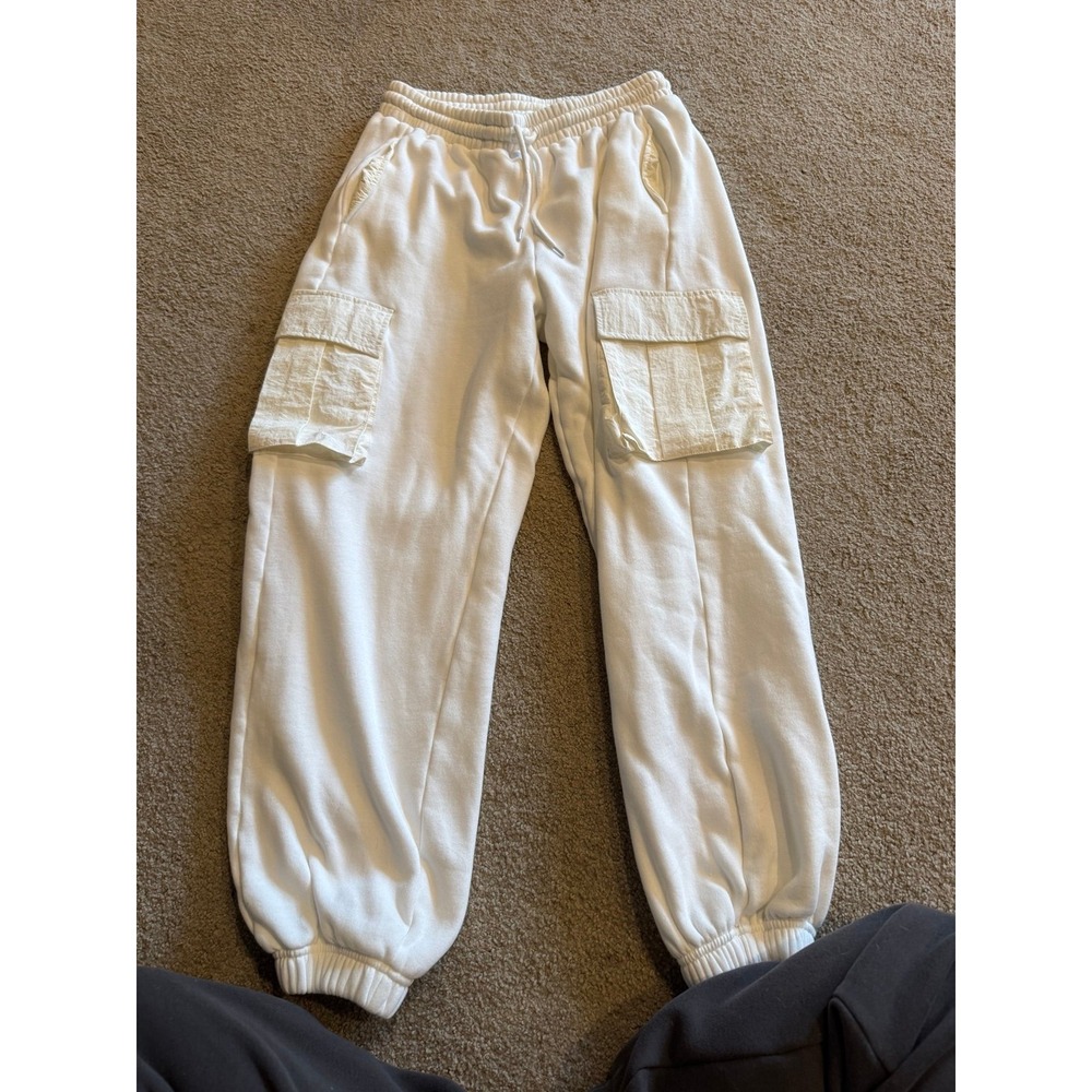 Gilded intent womens sweatpant cargo pants size M